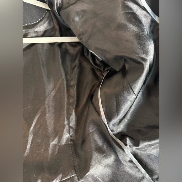 Calvin Klein Military Princess Pea Coat Womens 8 M Black Double Breasted Jacket - Picture 9 of 10